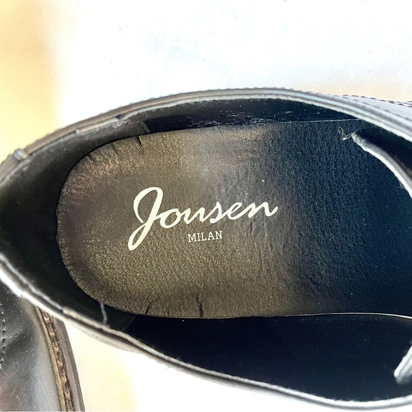 Men’s Dress Shoes made by Jousen Milan Sz 12 Black - Picture 5 of 6